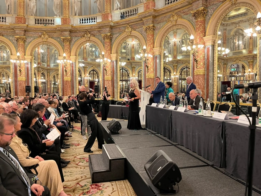 Honored Artist Adila Aliyeva receives platinum medal in Paris (PHOTO)