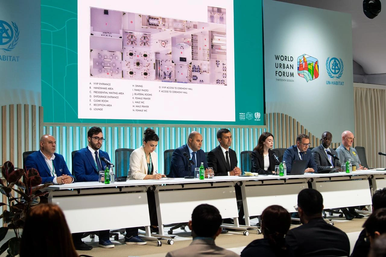 Baku hosts briefing on WUF13 for reps of diplomatic corps accredited in Azerbaijan (PHOTO)