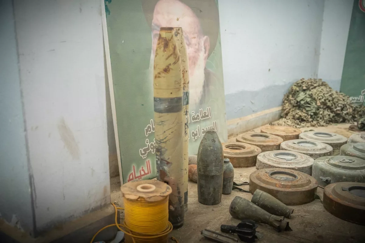 IDF discovers hundreds of weapons in school in southern Lebanon photo