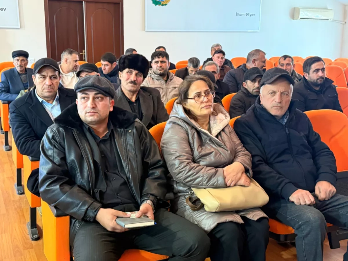 Mine awareness materials presented to resettled families in Azerbaijan’s liberated lands Photo