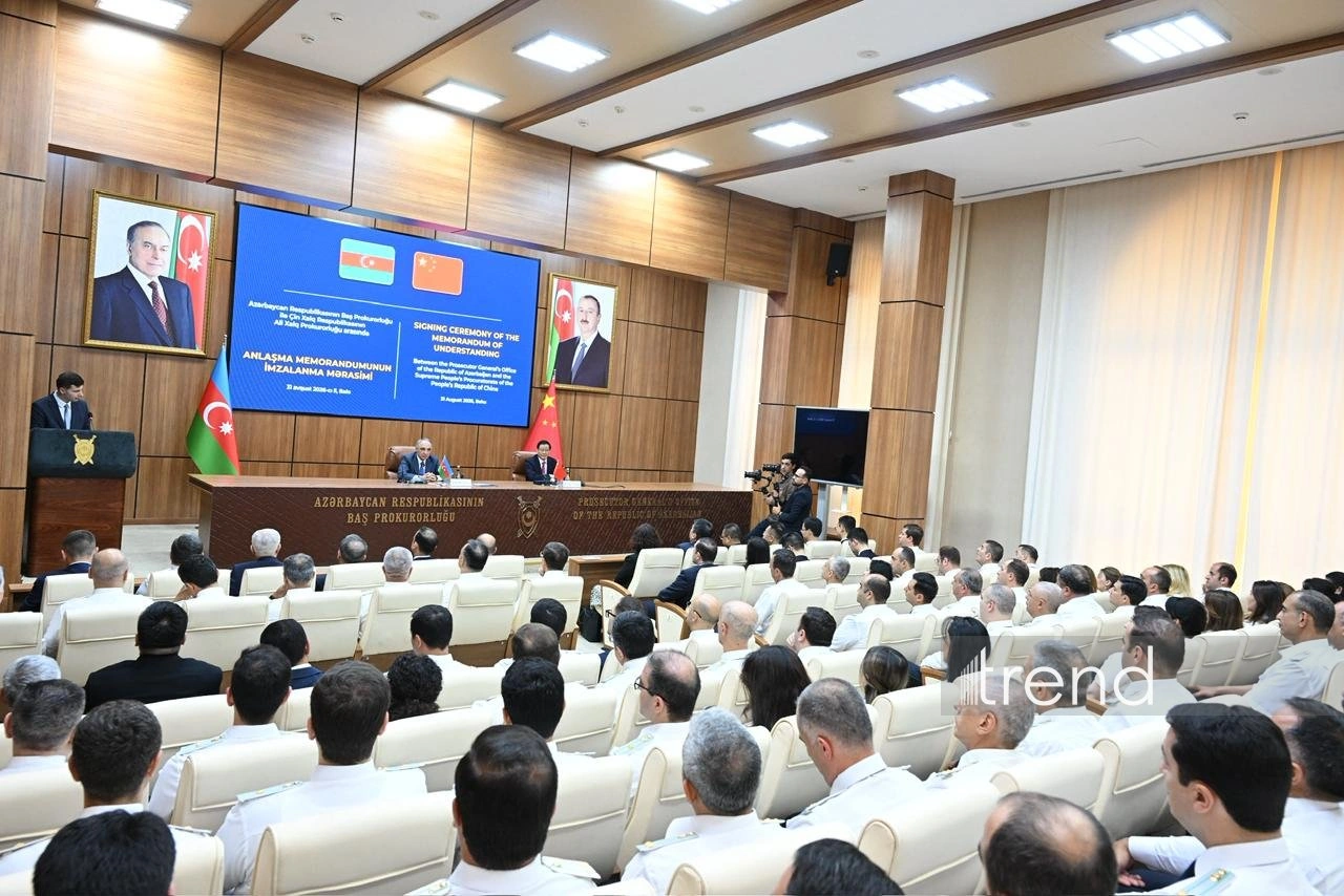 Azerbaijan, China prosecutor general offices sign memorandum of understanding (PHOTO)