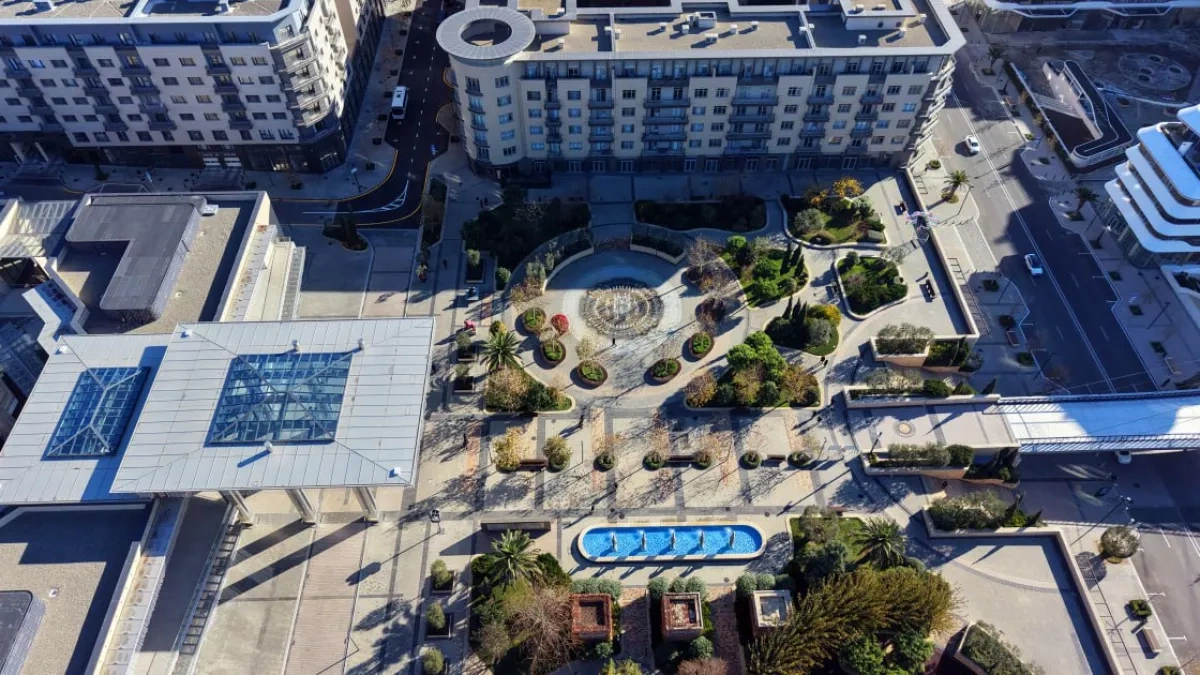 Azerbaijani president visits Baku White City PHOTO