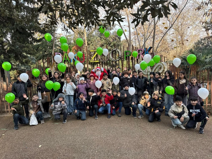 Holiday event for children organized at Baku Zoological Park on Leyla Aliyeva's initiative (PHOTO)