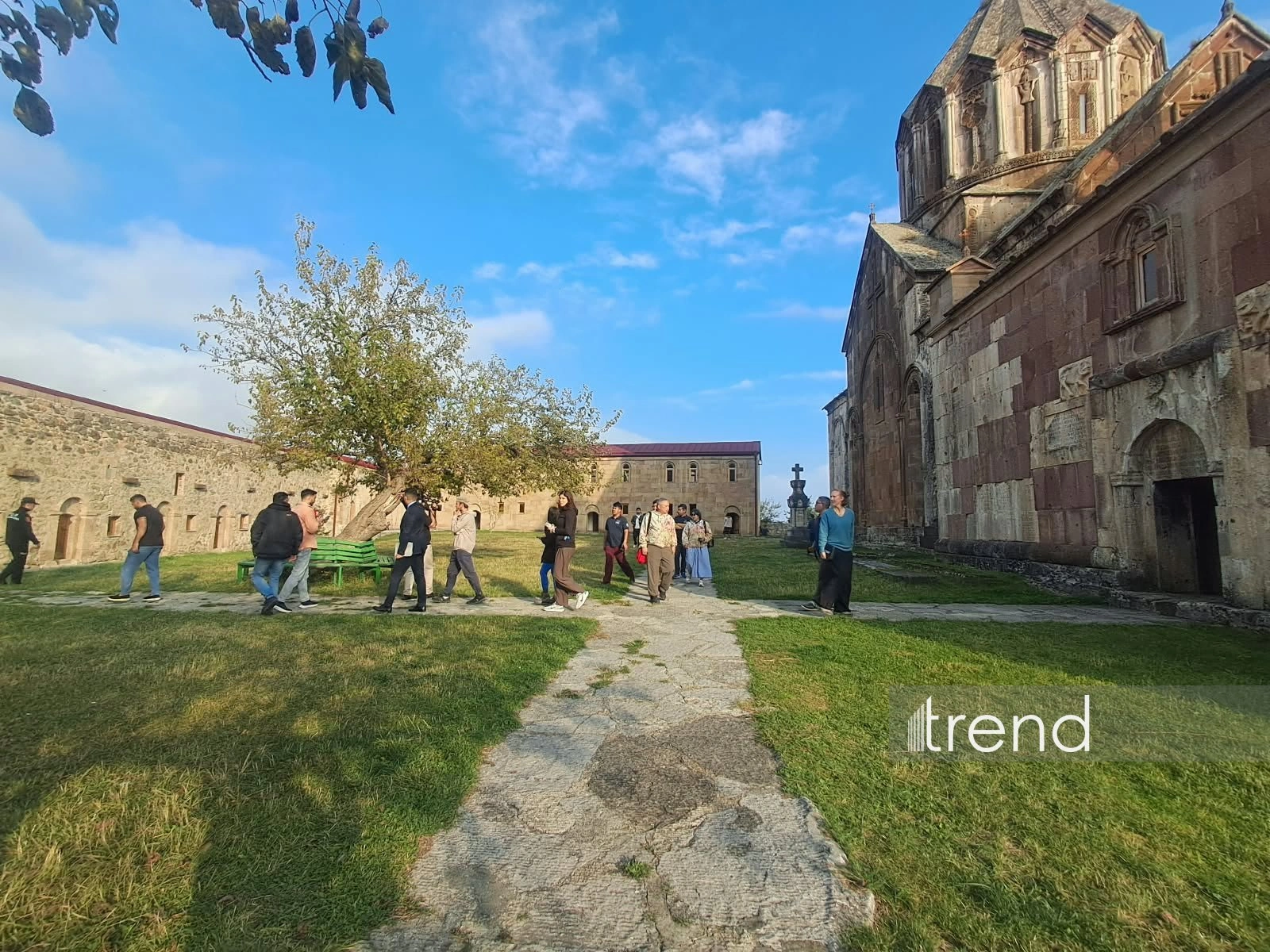 International travelers visit Ganjasar Monastery in Aghdara (PHOTO)