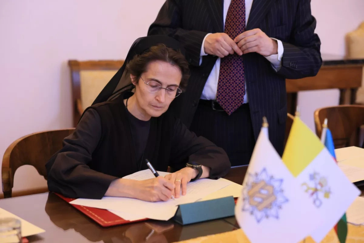 Heydar Aliyev Foundation, Vatican sign new restoration deal PHOTO
