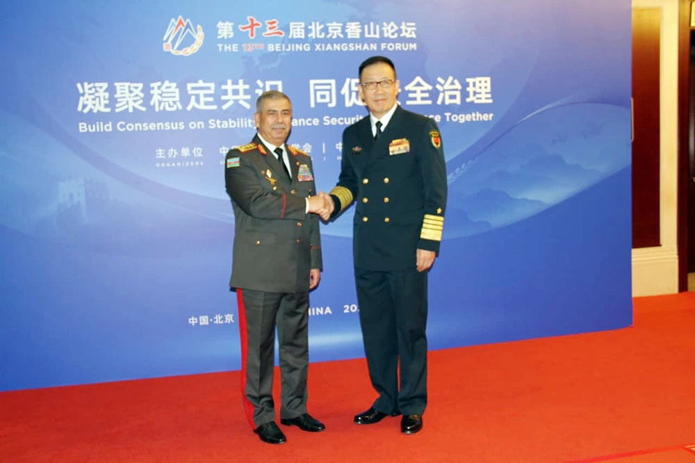 Azerbaijani Minister of Defense makes working visit to China (PHOTO)