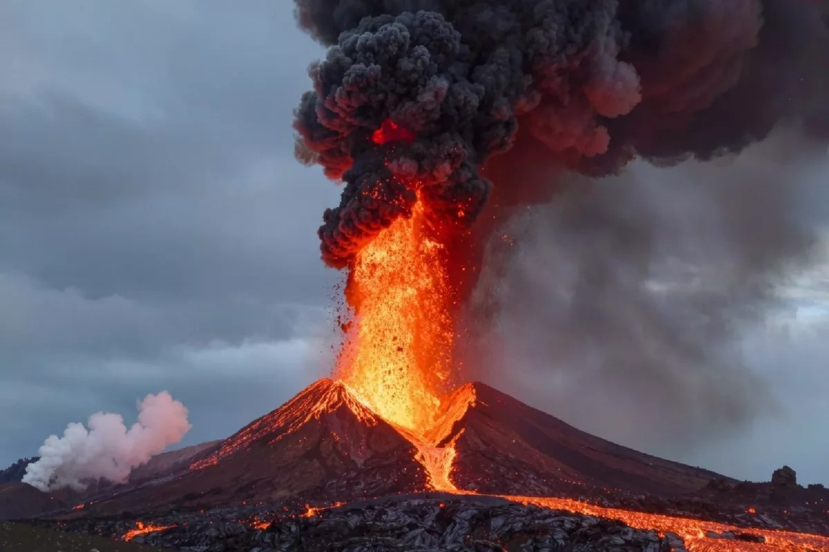 Six volcanoes erupt simultaneously across Indonesia