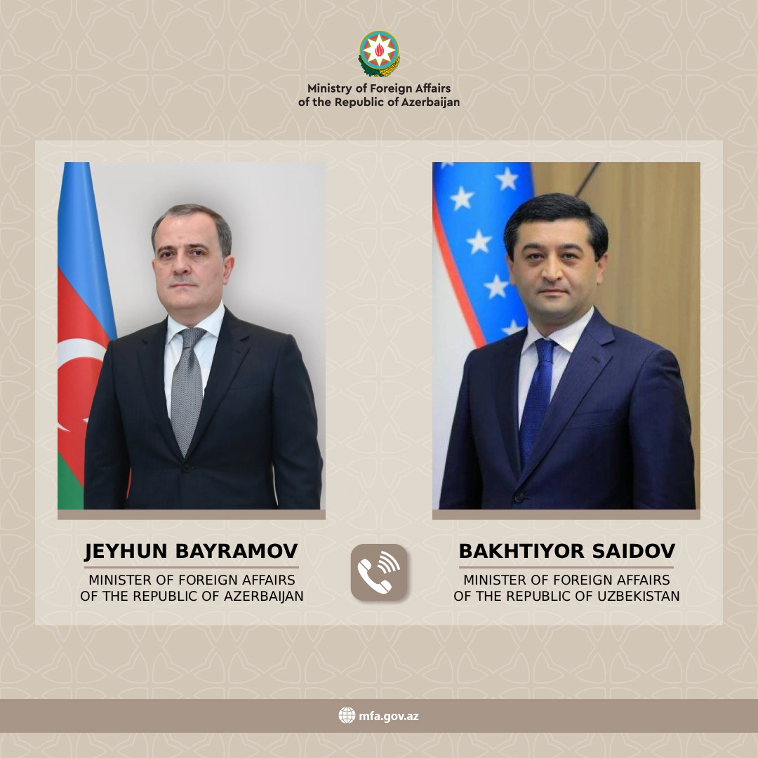 Azerbaijani, Uzbek FMs discuss situation in Middle East