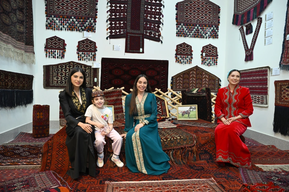 Heydar Aliyev Foundation VP Leyla Aliyeva visits Turkmen Carpet Museum in Ashgabat (PHOTO)