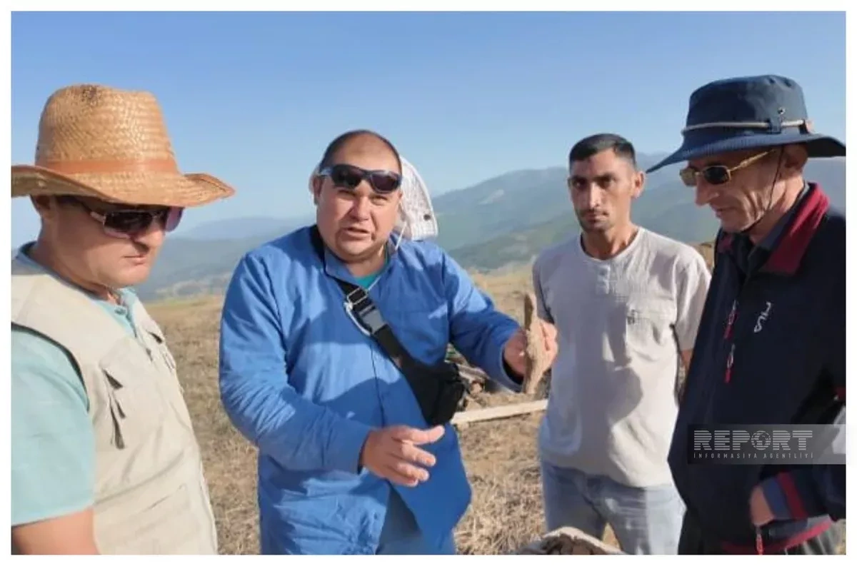 Ancient burial mound unearthed in Azerbaijan’s Yardimli district PHOTO