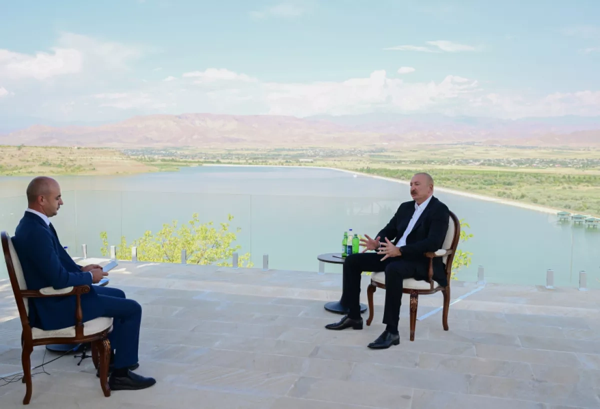 President Aliyev: Azerbaijan ready to export electricity to Europe via Nakhchivan PHOTO / FULL INTERVIEW