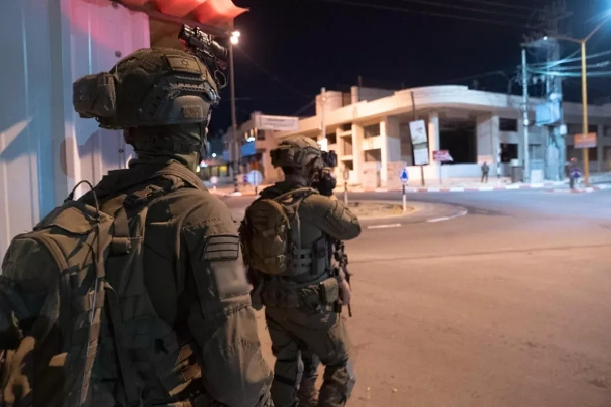 Israeli forces detain over 80 suspects, seize weapons in Samaria PHOTO