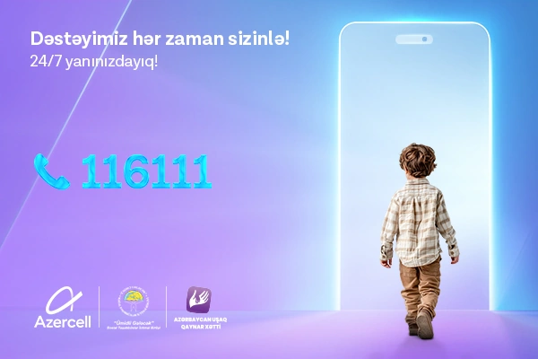More than 5,500 appeals received by the “Children Hotline” supported by Azercell in 2025