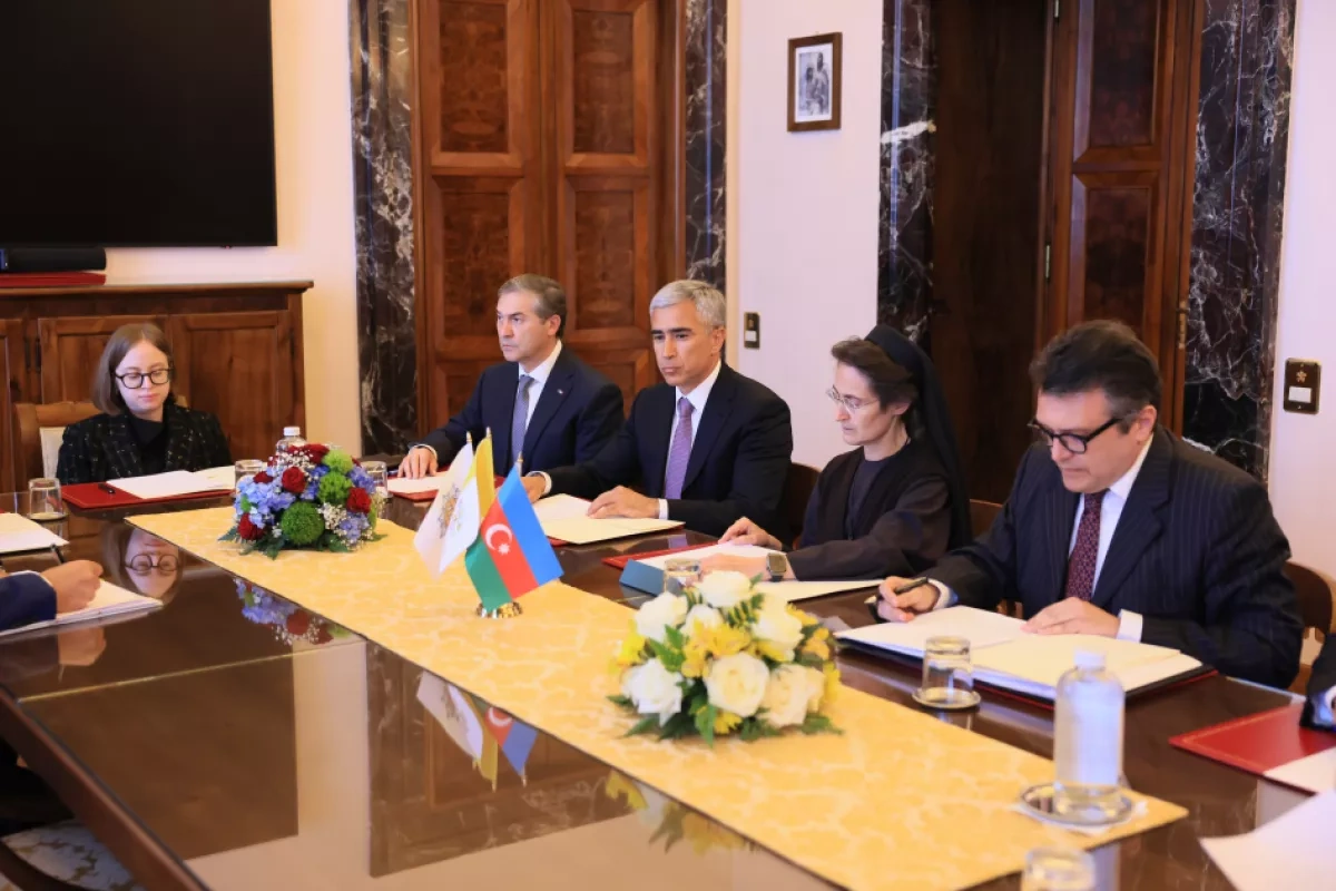 Heydar Aliyev Foundation, Vatican sign new restoration deal PHOTO