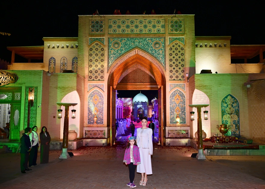 Heydar Aliyev Foundation VP Leyla Aliyeva tours Eternal City complex in Samarkand (PHOTO)