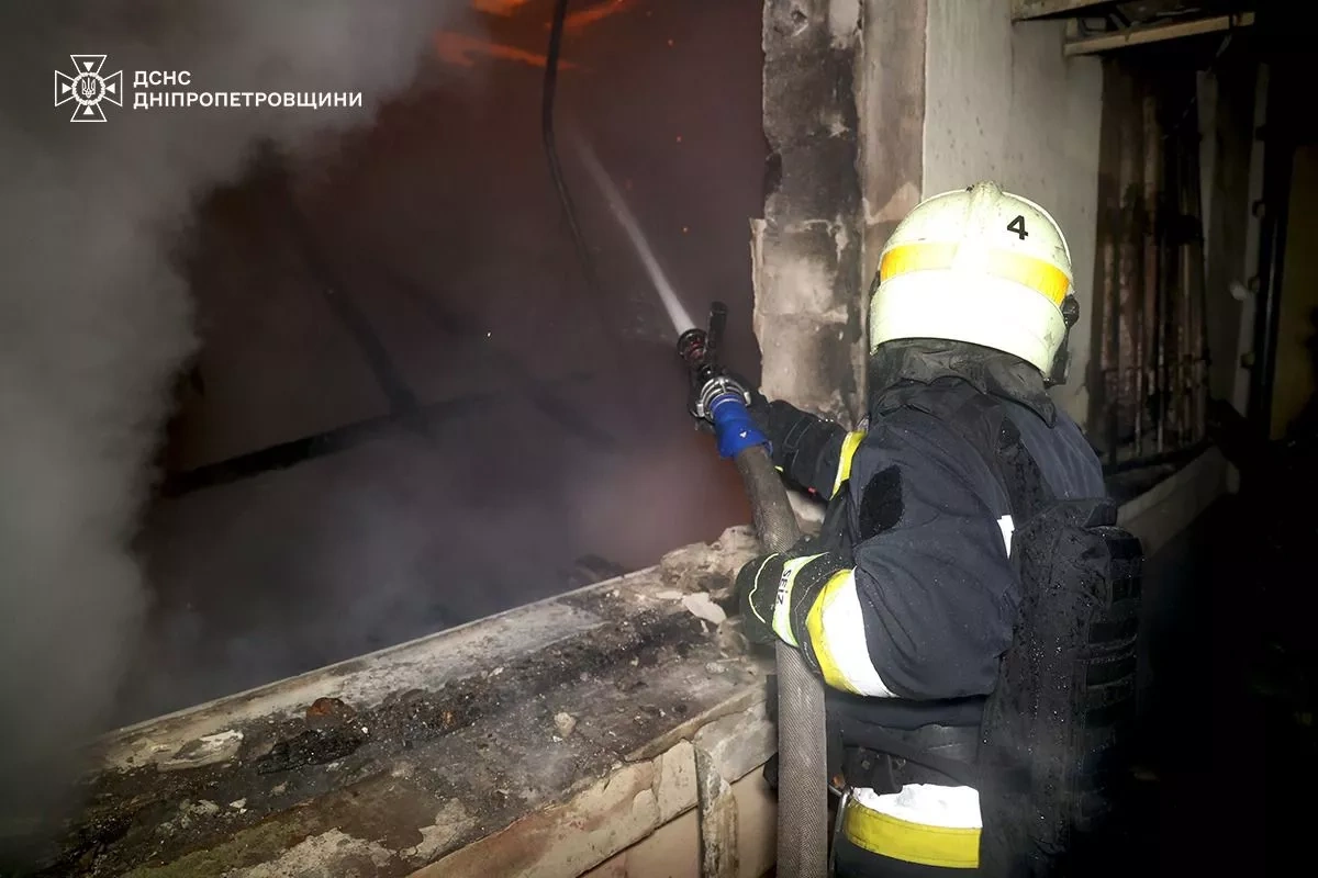 Russian drone strikes hit Ukraine's Dnipropetrovsk region, two injured PHOTO