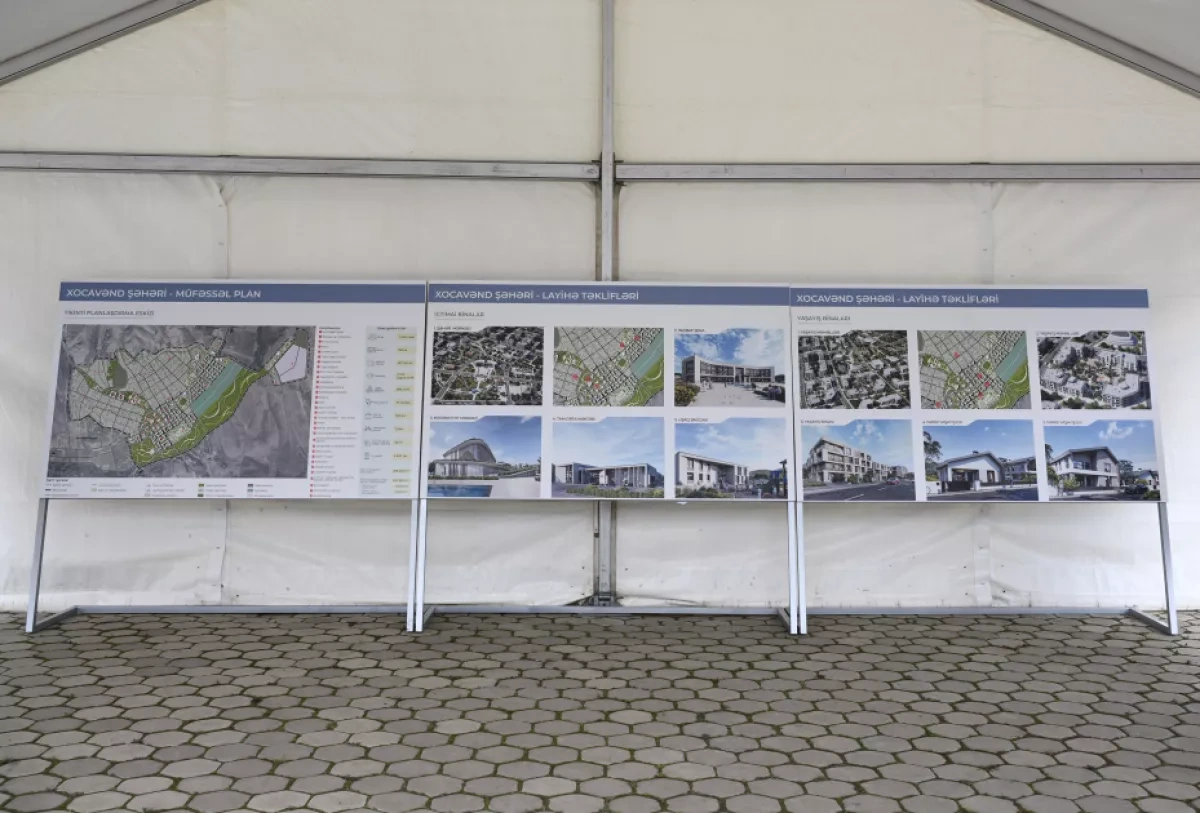 Azerbaijani officials review reconstruction projects in Khojavand PHOTO