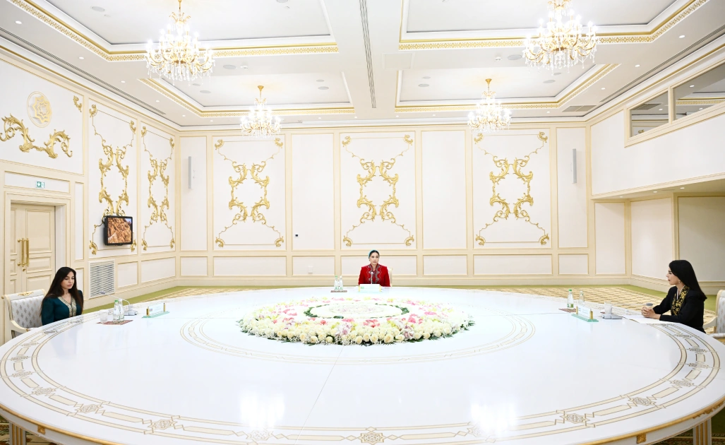 Leyla Aliyeva, Oguljahan Atabayeva and Saida Mirziyoyeva hold trilateral meeting in Ashgabat (PHOTO)