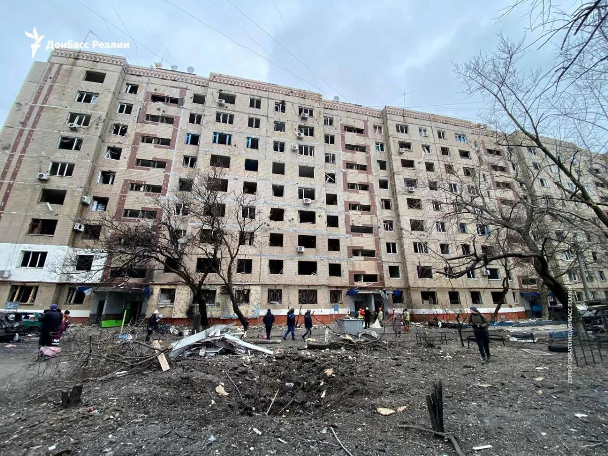 Russian drone attack leaves civilians injured in Ukraine’s Kramatorsk PHOTO