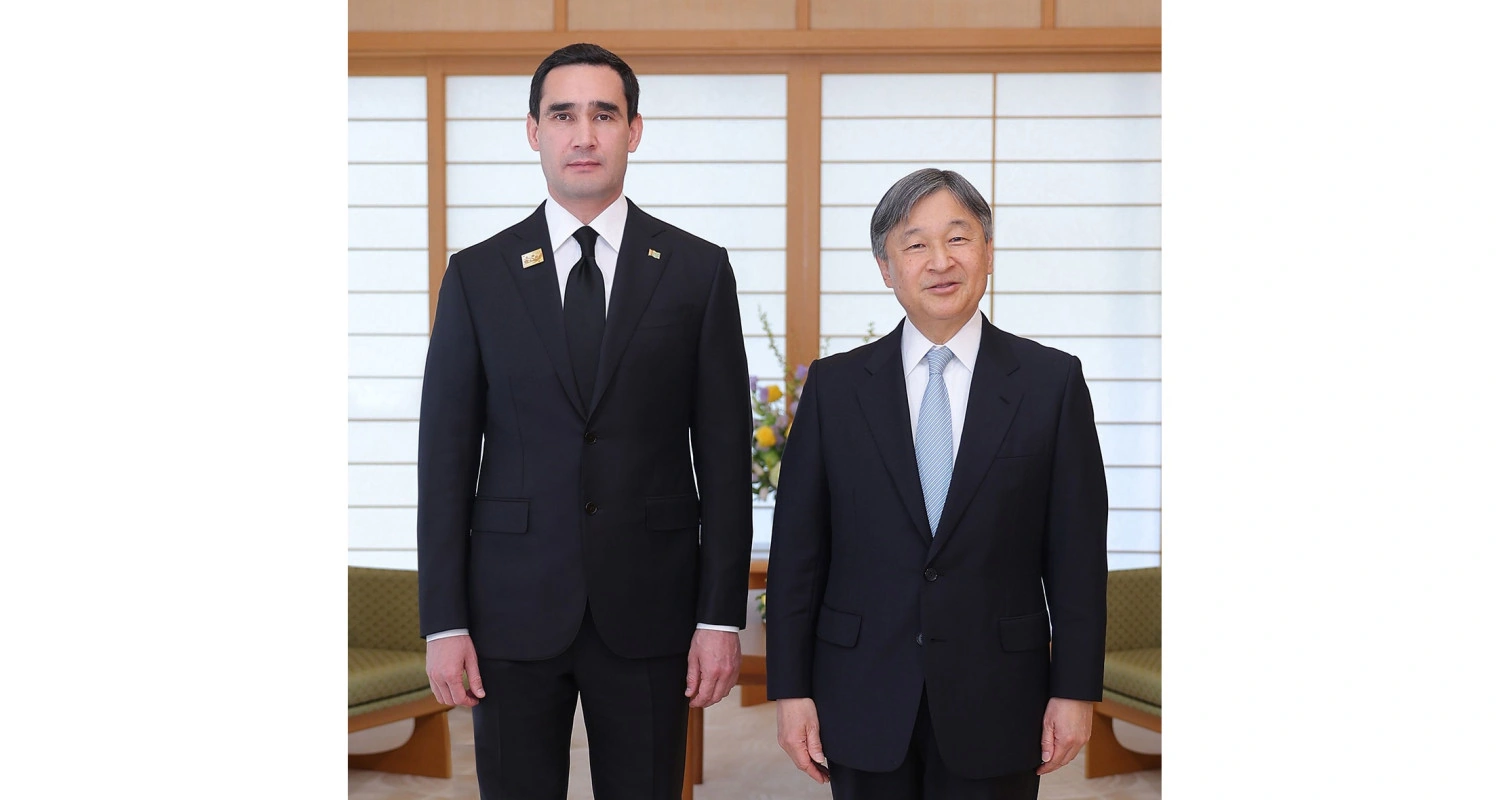 President Berdimuhamedov meets Japanese Emperor in Japan's Tokyo