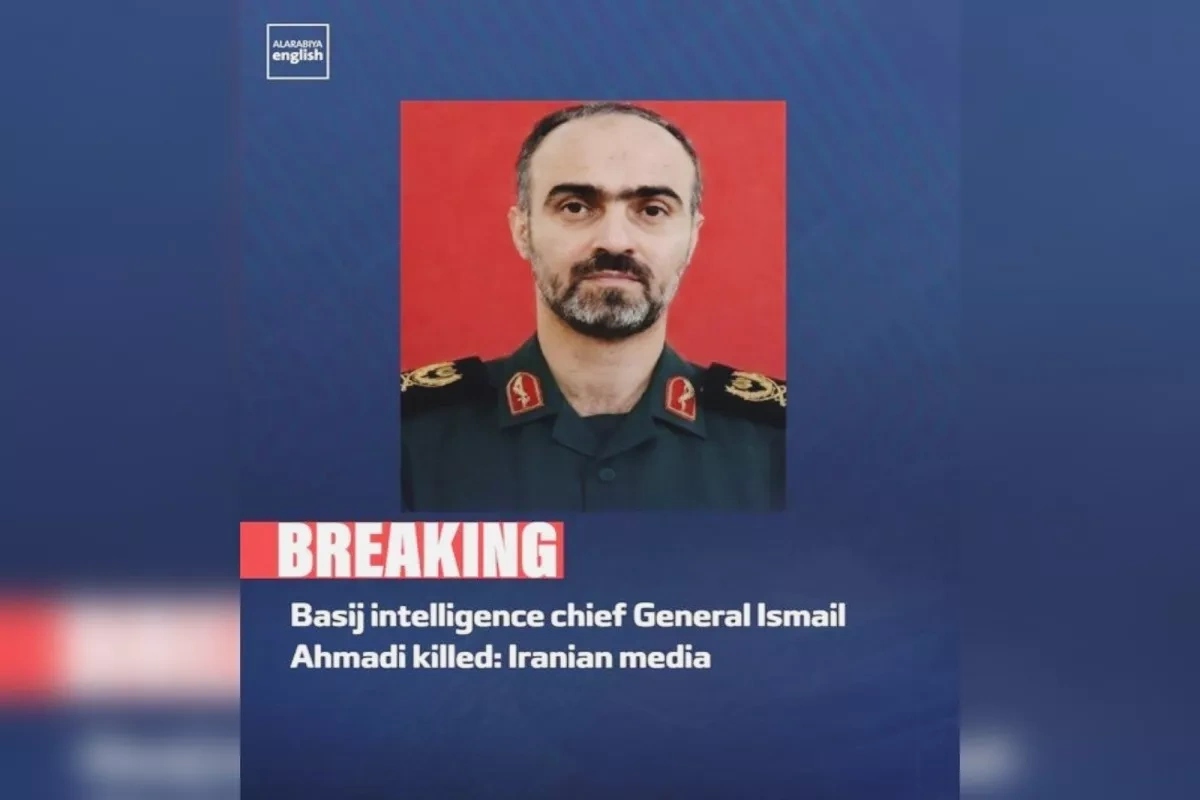 Iran faces next blow: Basij intelligence chief Esmail Ahmadi killed