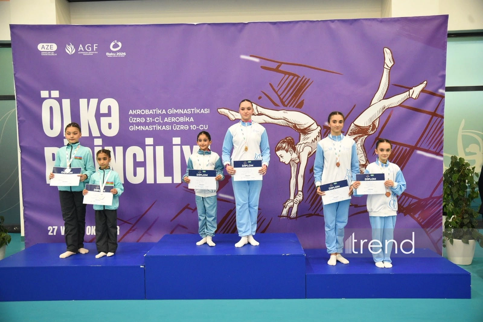 Azerbaijan's acrobatic, aerobic gymnastics championships conclude in Baku (PHOTO)