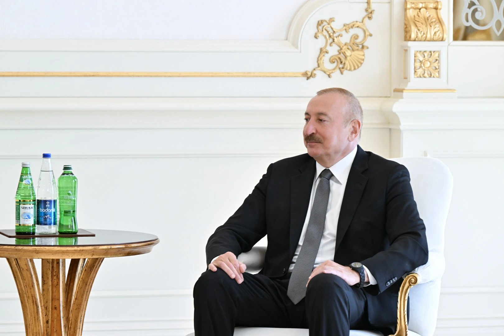 President Ilham Aliyev meets with Palestinian Prime Minister (PHOTO)