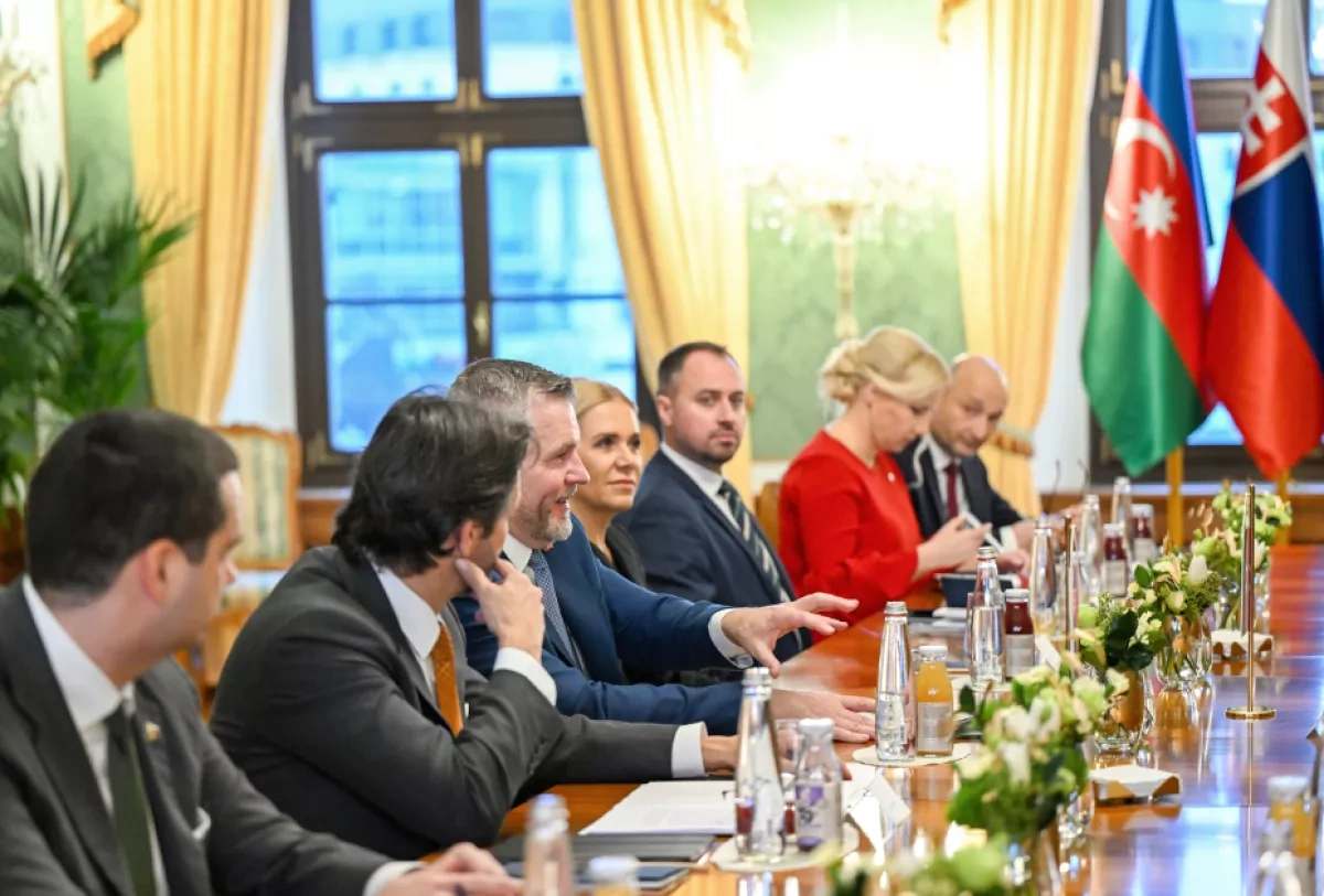 Azerbaijani, Slovak presidents hold expanded meeting in Bratislava PHOTO