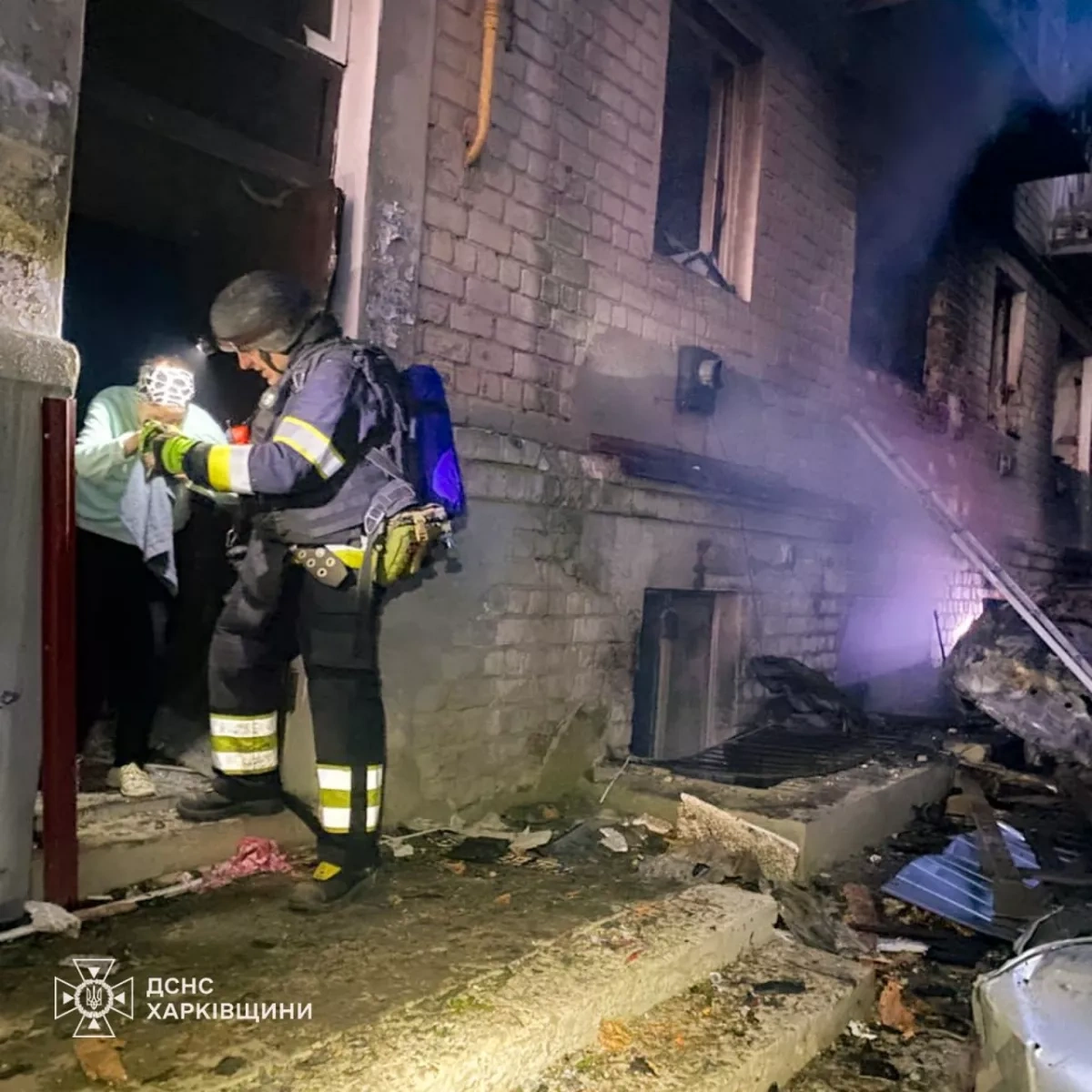 Ukraine battered overnight as drone wave tears through multiple regions PHOTO