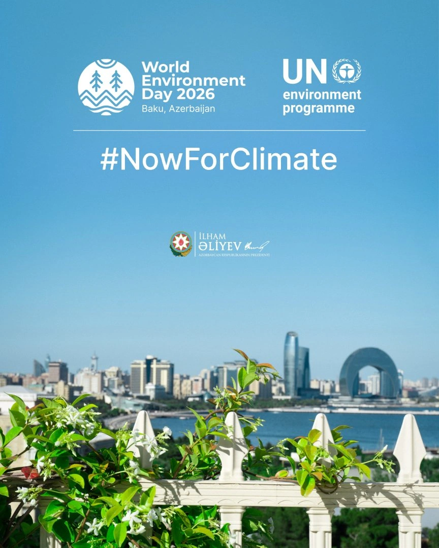 Publication on occasion of World Environment Day posted on President Ilham Aliyev's social media pages (PHOTO)