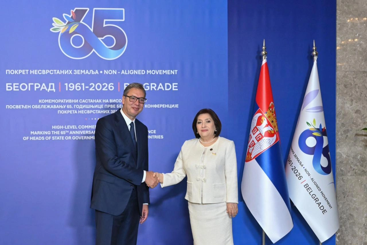 Azerbaijan’s Parliament Speaker joins NAM anniversary event in Serbia (PHOTO)