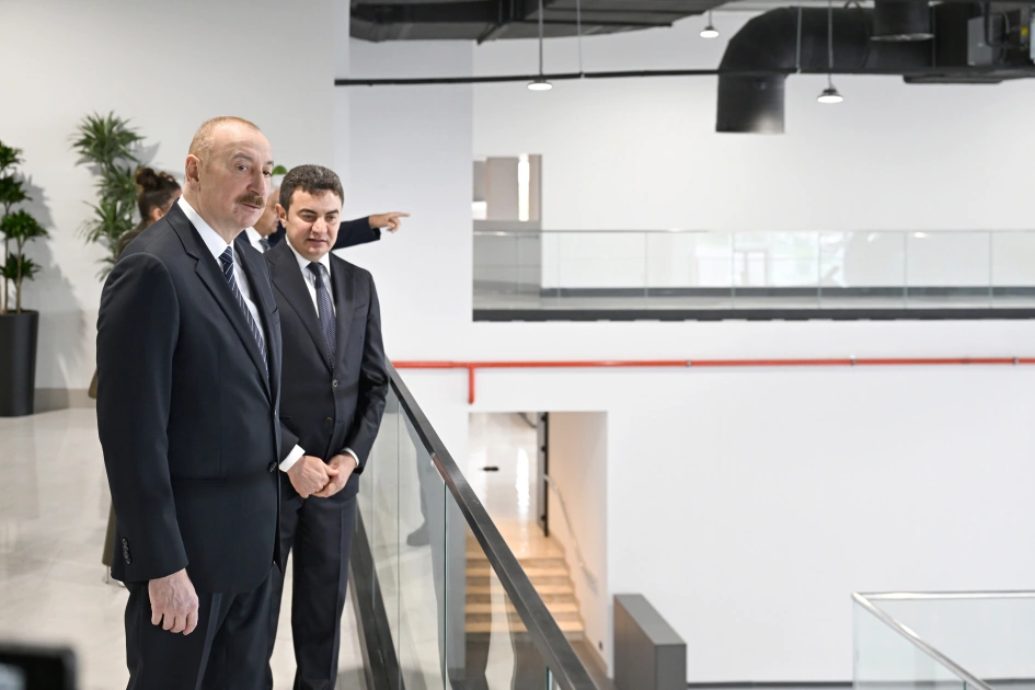 President Ilham Aliyev, First Lady Mehriban Aliyeva attend opening of International Training Center at National Aviation Academy (PHOTO)