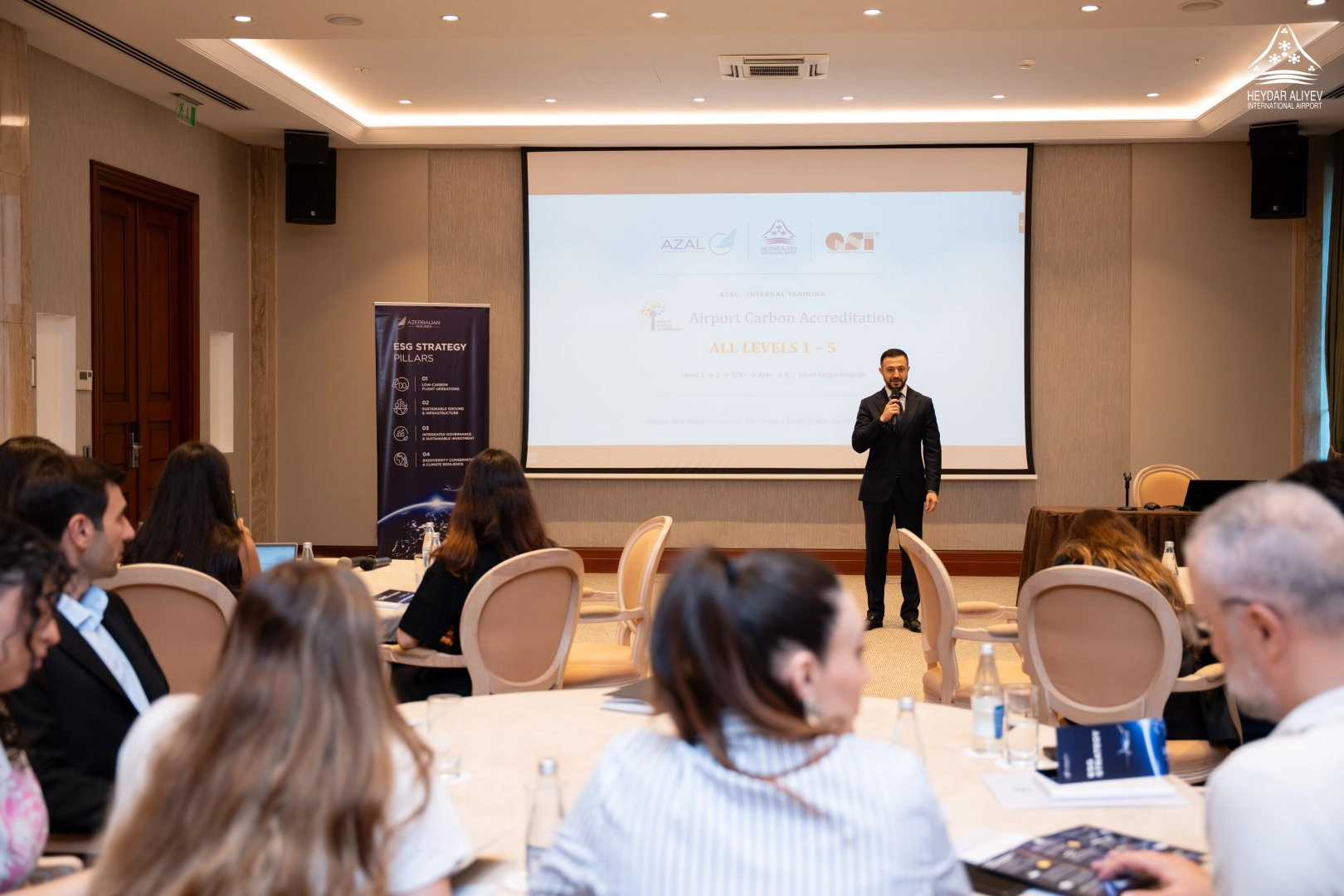 Heydar Aliyev International Airport defines priorities for next stage of carbon management (PHOTO)