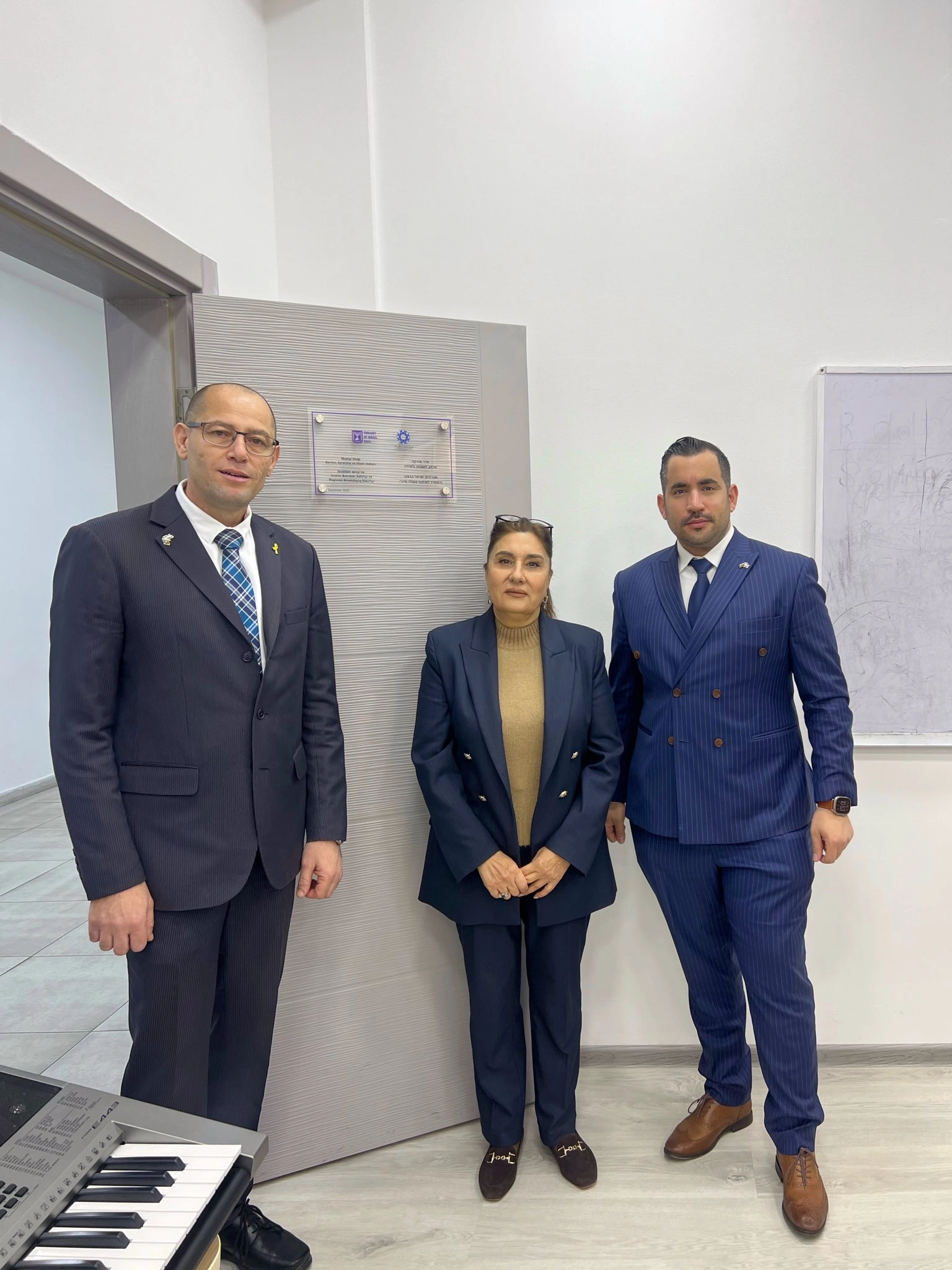Israeli ambassador attends boarding school music room opening in Azerbaijan's Baku (PHOTO)