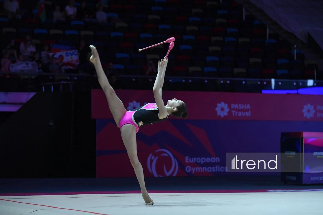 Third day of European Rhythmic Gymnastics Cup in Baku concludes (PHOTO)