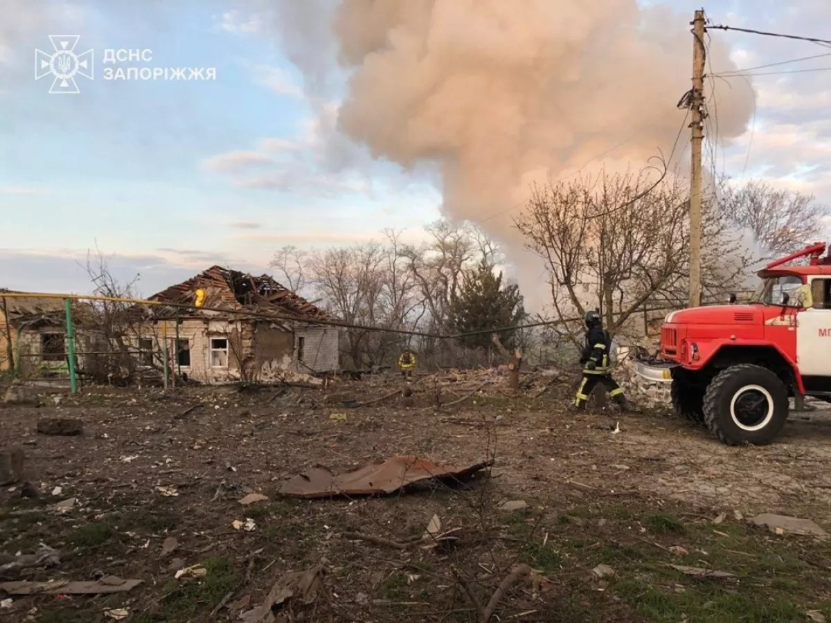 Ukraine's Kushuhum, Balabyne hit hard as Russian forces shell civilian areas One killed, school, homes damaged / PHOTO