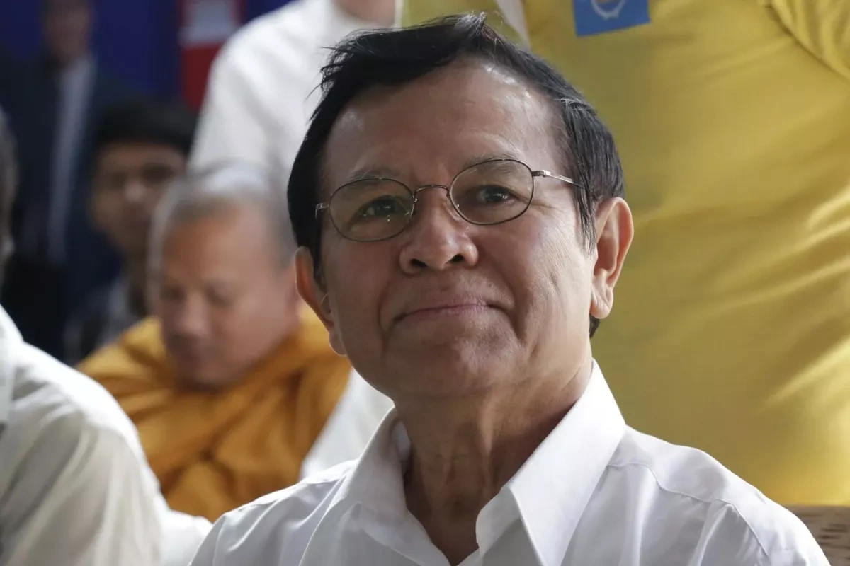 Cambodia grants royal pardon to former opposition leader