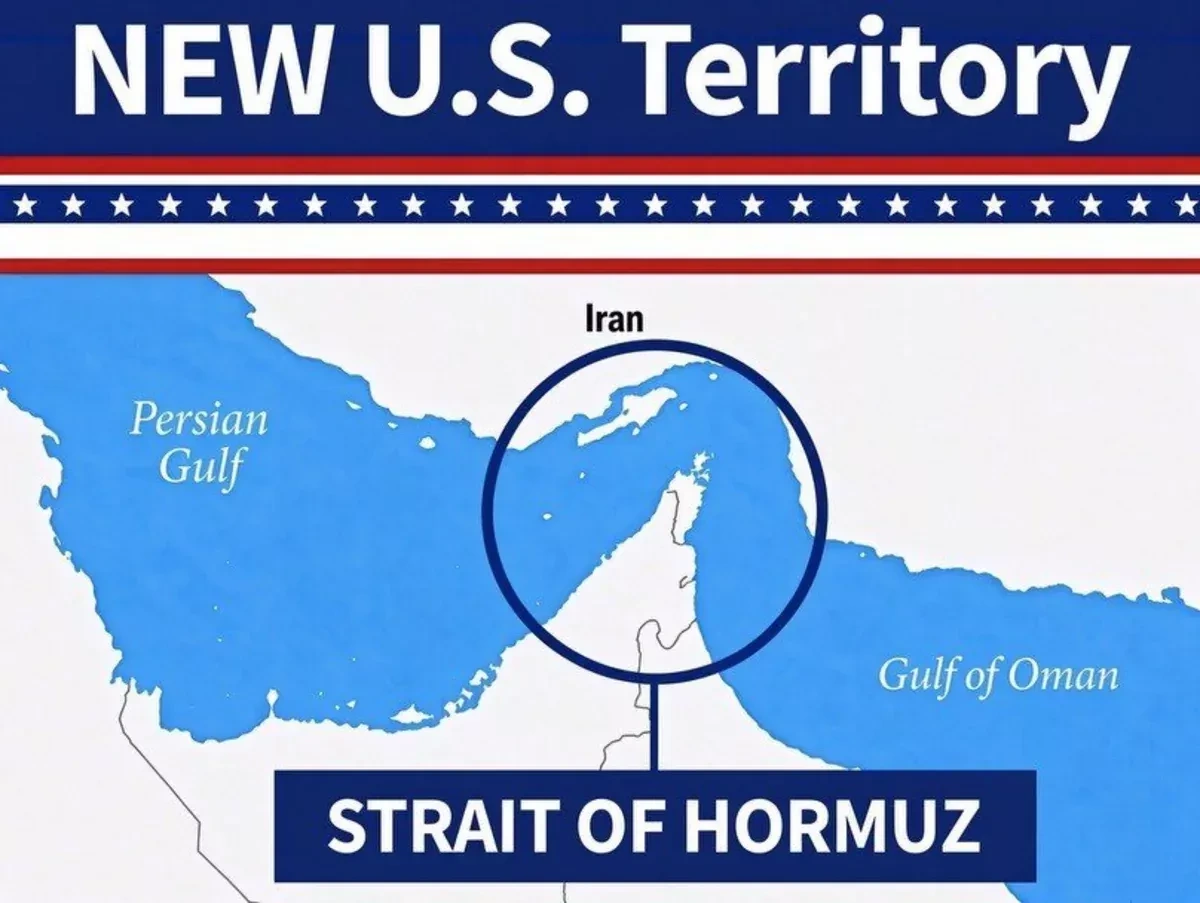 Trump once again calls Strait of Hormuz “new US territory”