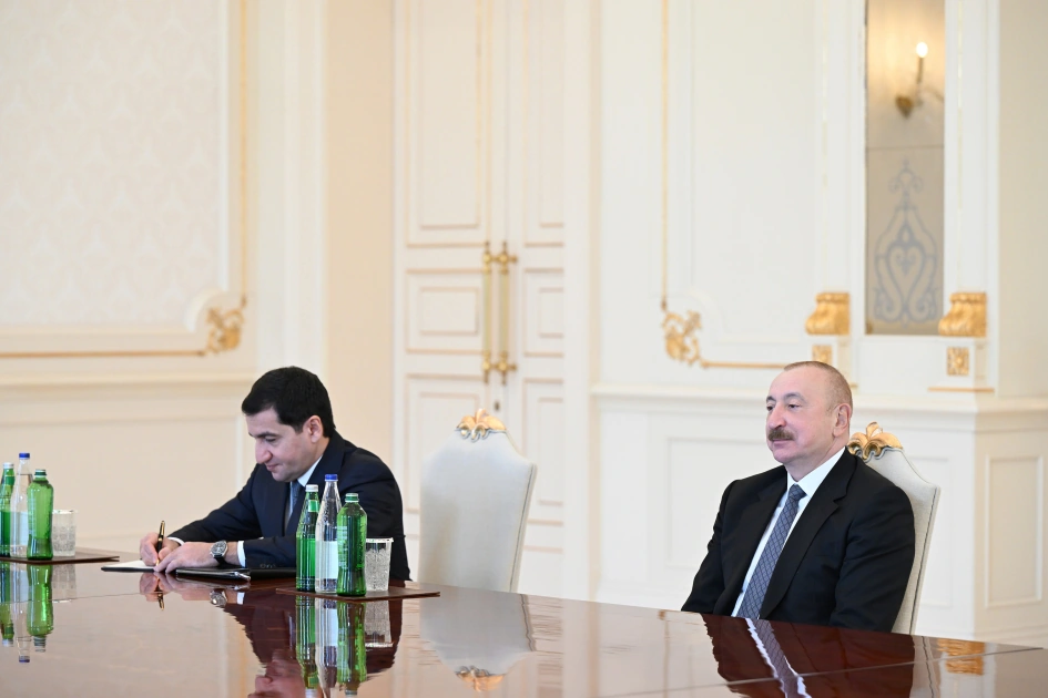President Ilham Aliyev receives delegation of Zayed Award for Human Fraternity (PHOTO)