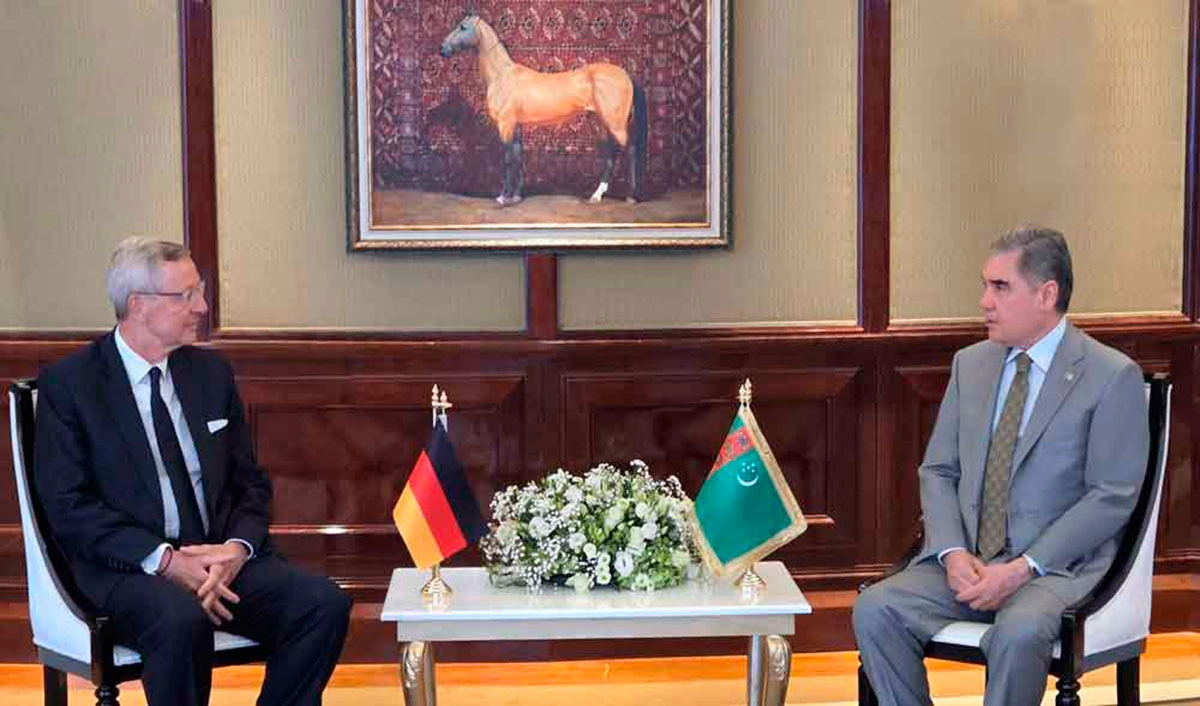 Gurbanguly Berdimuhamedov meets German business association chief