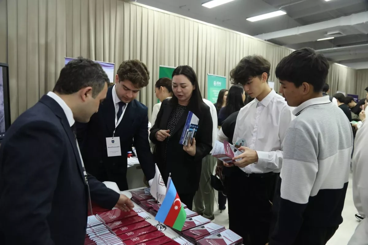 Education minister visits Study in Azerbaijan fair in Kazakhstan PHOTO