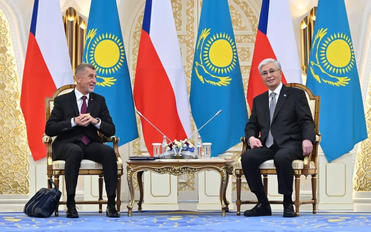 Kazakh president, Czech PM pledge deeper cooperation during high-level talks