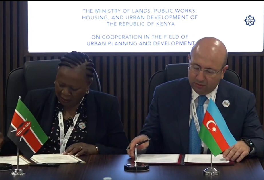 Azerbaijan, Kenya sign memorandum on urban planning and sustainable development