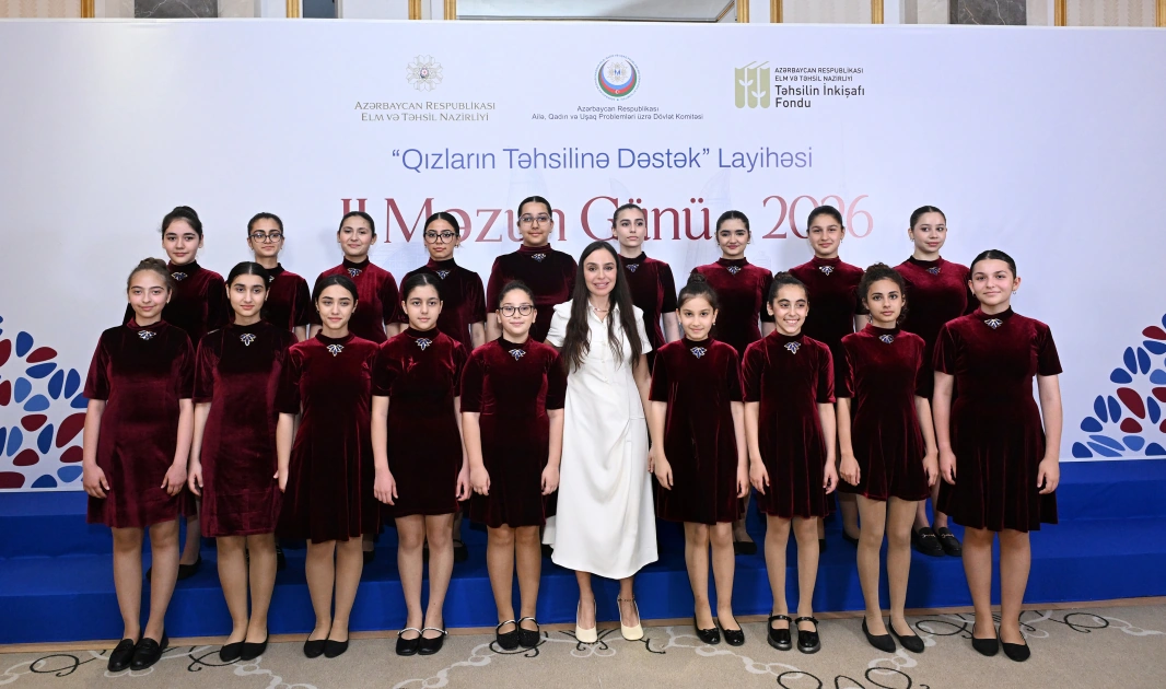 Heydar Aliyev Foundation VP Leyla Aliyeva participates in Second Graduation Day of “Support for Girls’ Education” project (PHOTO)
