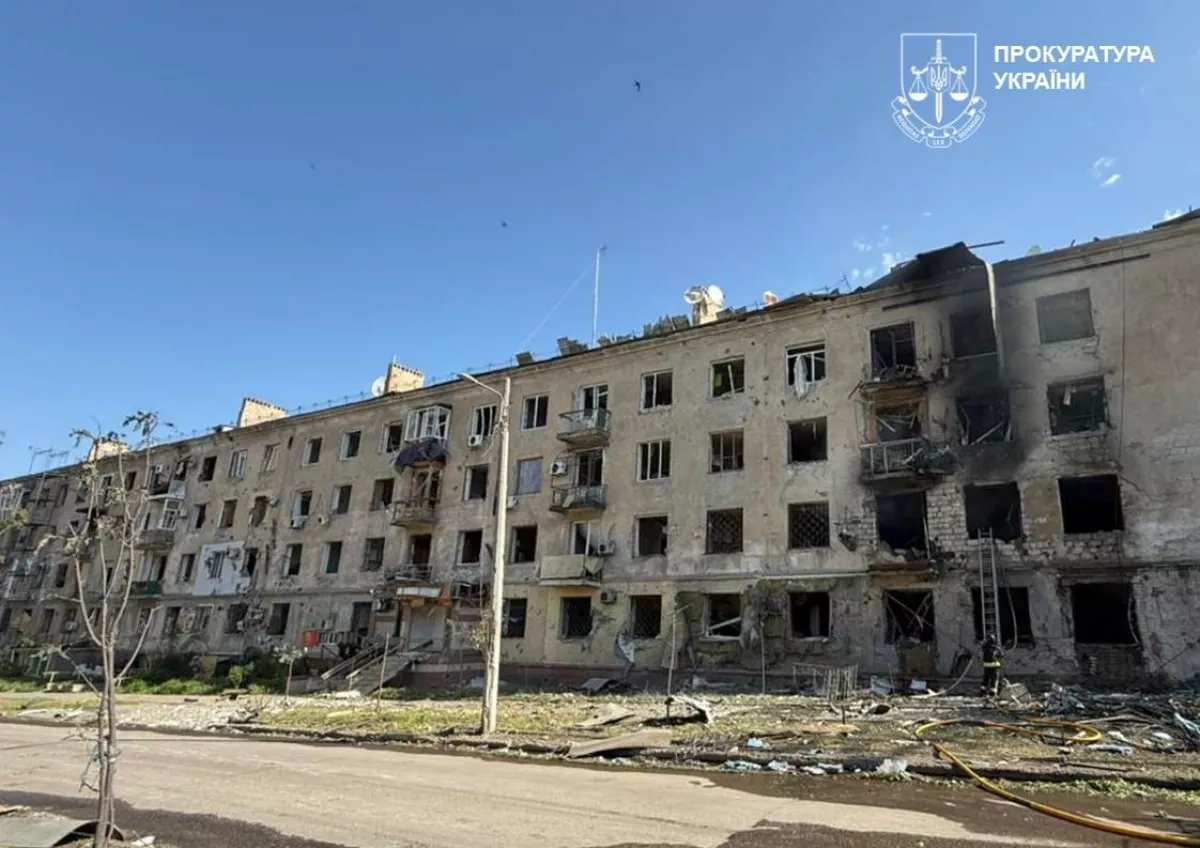 Russian air bomb hits Ukraine’s Kramatorsk, six civilians wounded PHOTO