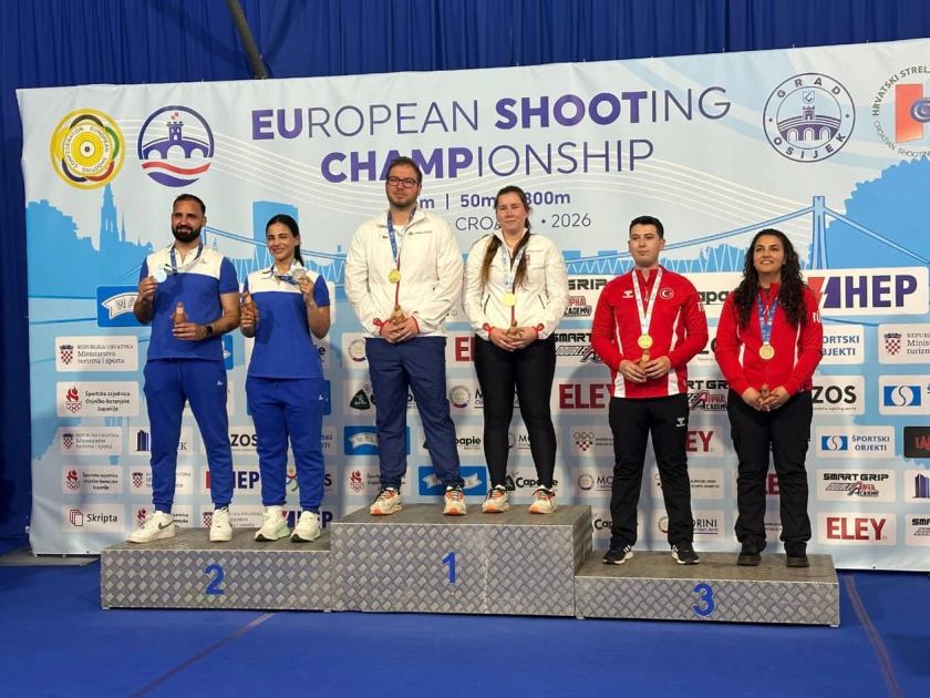 Azerbaijani shooters secure double silver at European Championship