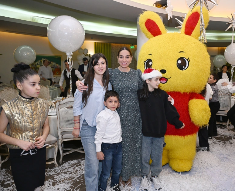 Heydar Aliyev Foundation VP Leyla Aliyeva, Head of Baku Media Center Arzu Aliyeva and Alena Aliyeva join festive celebrations for children with special needs in Baku (PHOTO)