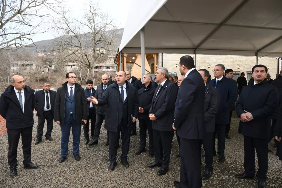 Presidential officials tour Azerbaijan's Hadrut, highlight hotel reconstruction, tourism vision PHOTO