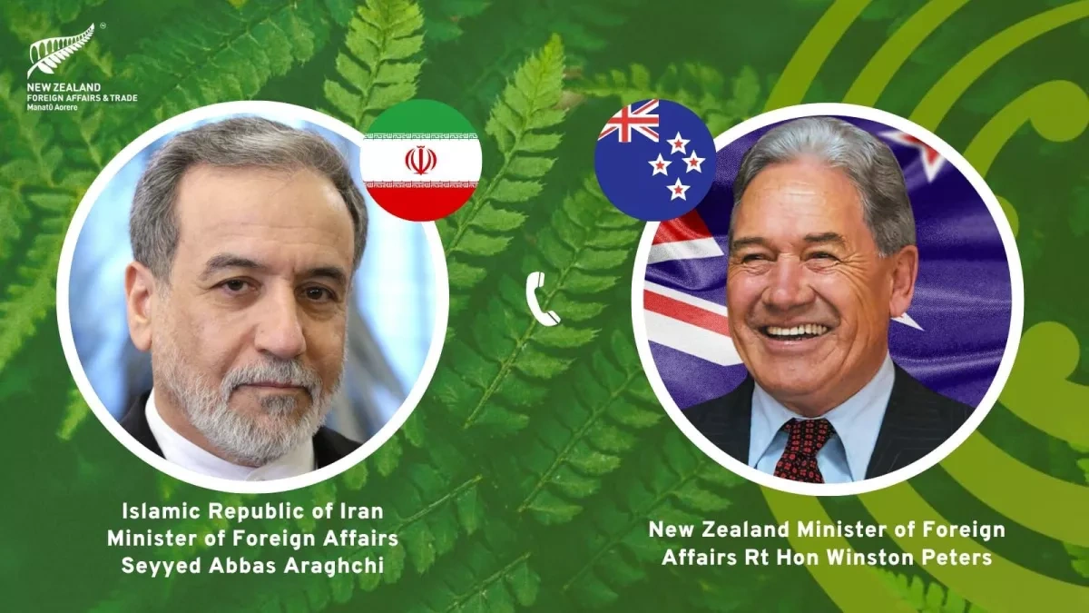 New Zealand, Iranian foreign ministers discuss US–Iran talks