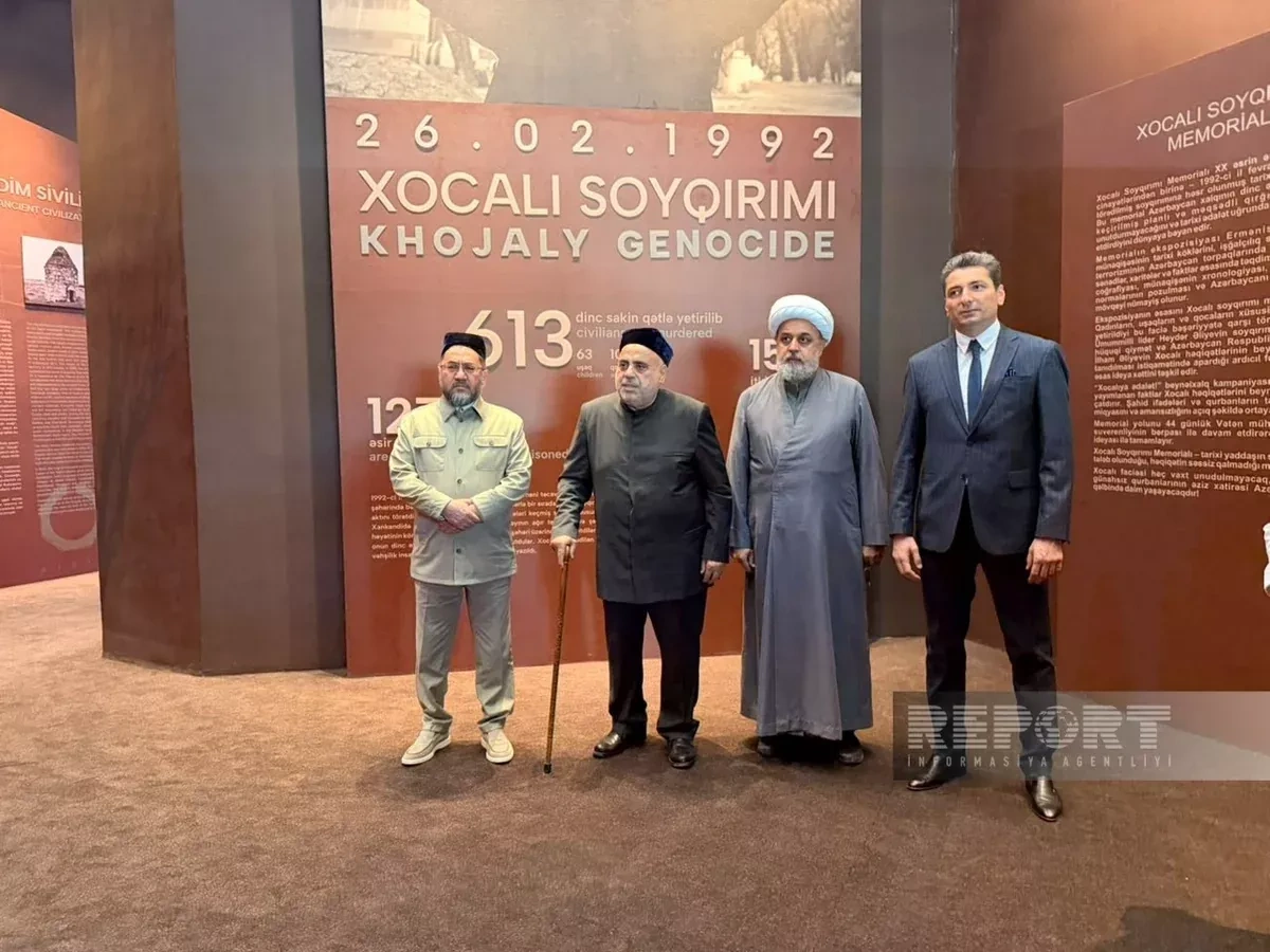 OTS religious leaders visit Khojaly Memorial in Azerbaijan PHOTO